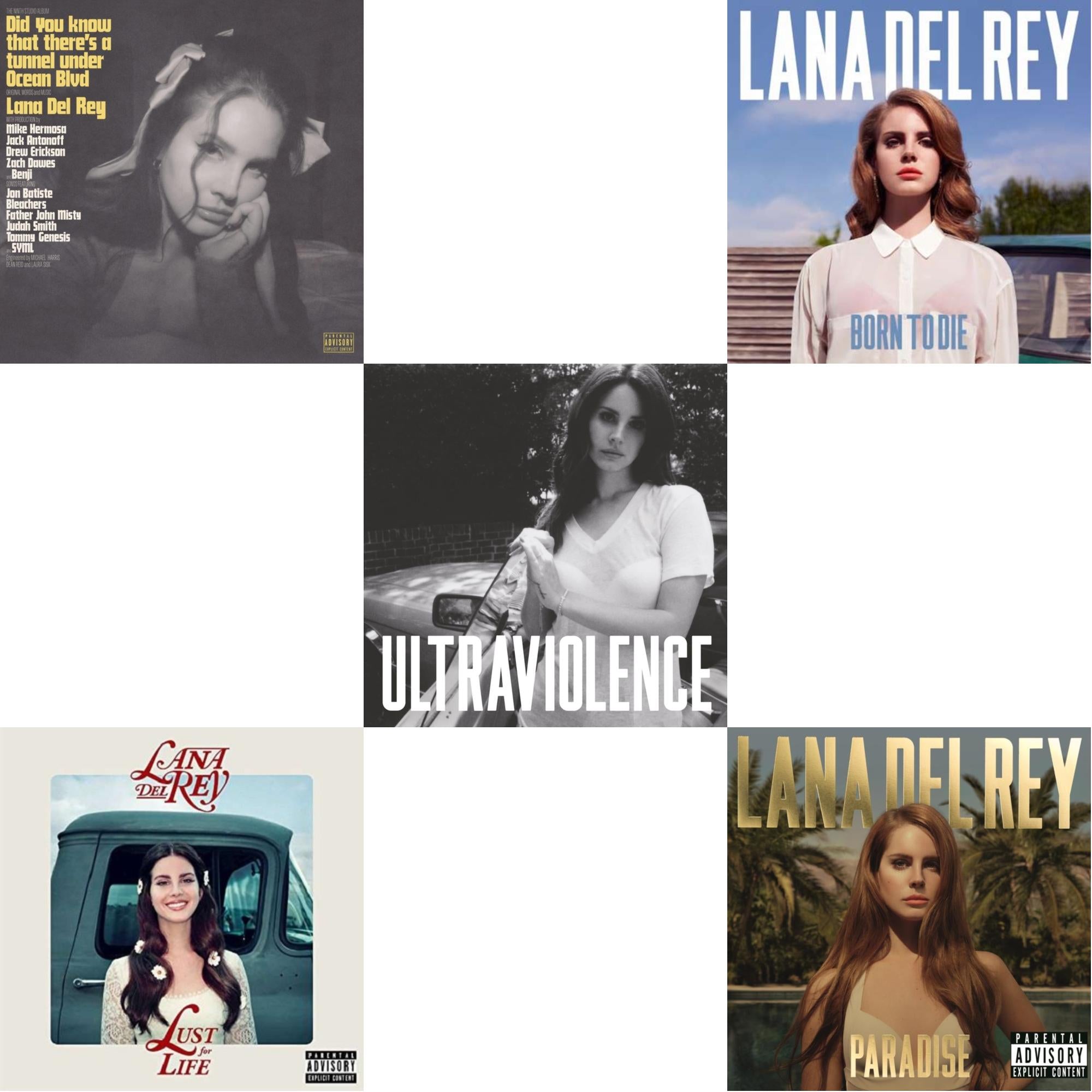 Did You Know That There’S A Tunnel Under Ocean Blvd (X) (2LP/180G) & Born To Die & Paradise & Ultraviolence & Lust For Life