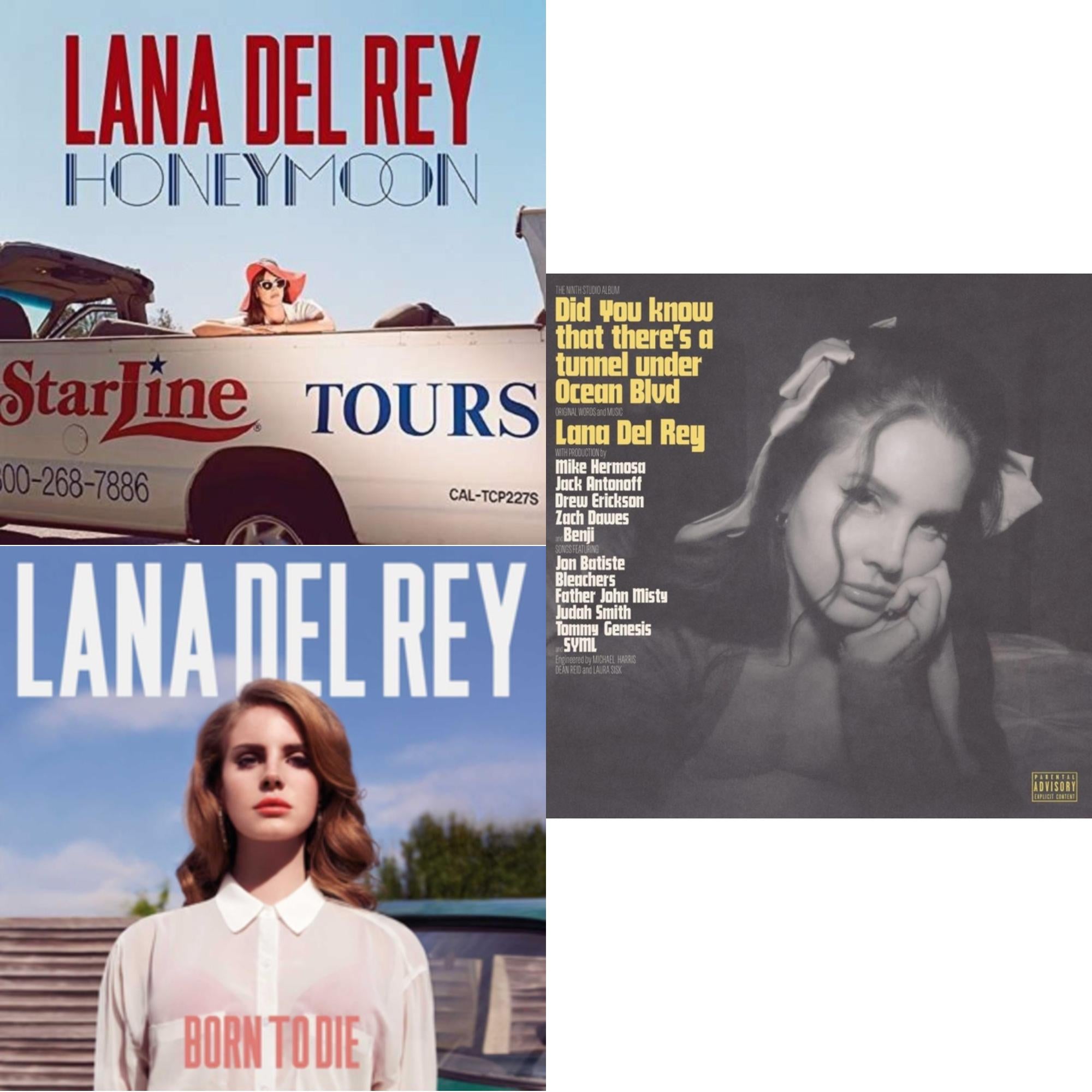 Did You Know That There’S A Tunnel Under Ocean Blvd (X) (2LP/180G) & Born To Die & Honeymoon