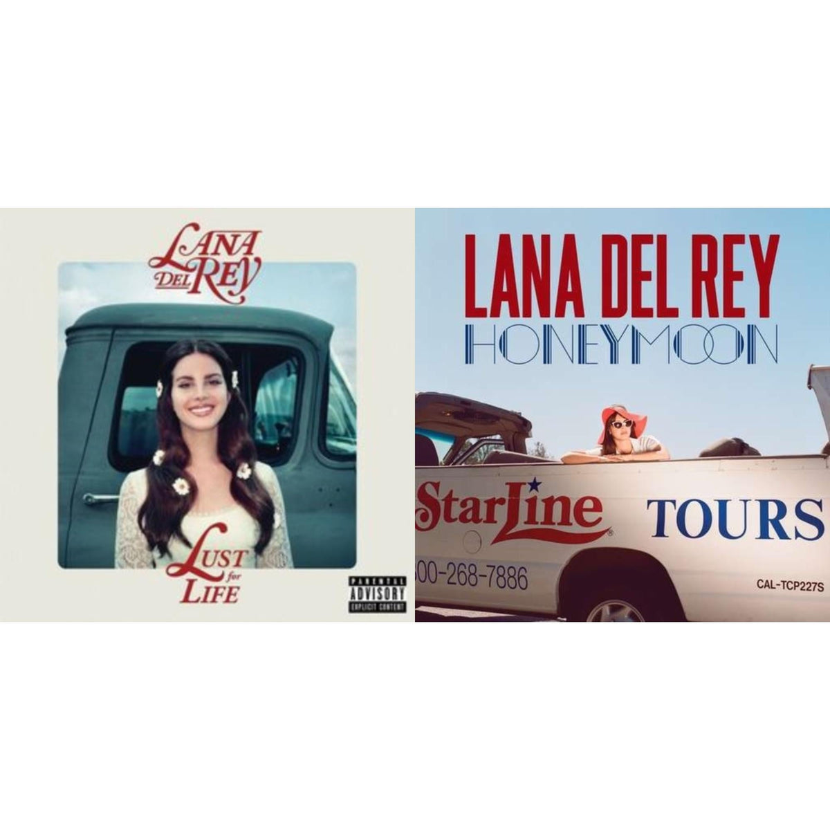 Lana Del Rey - Lust For Life & Honeymoon - CD Bundle
