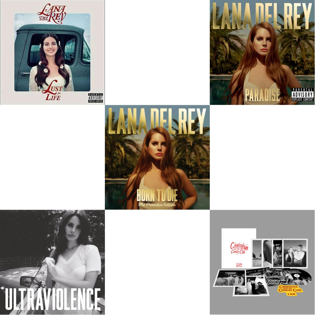Lana Del Rey - Lust For Life & Ultraviolence & Born To Die (Paradise Edition) & Paradise & Chemtrails Over The Country Club (CD Box Set)
