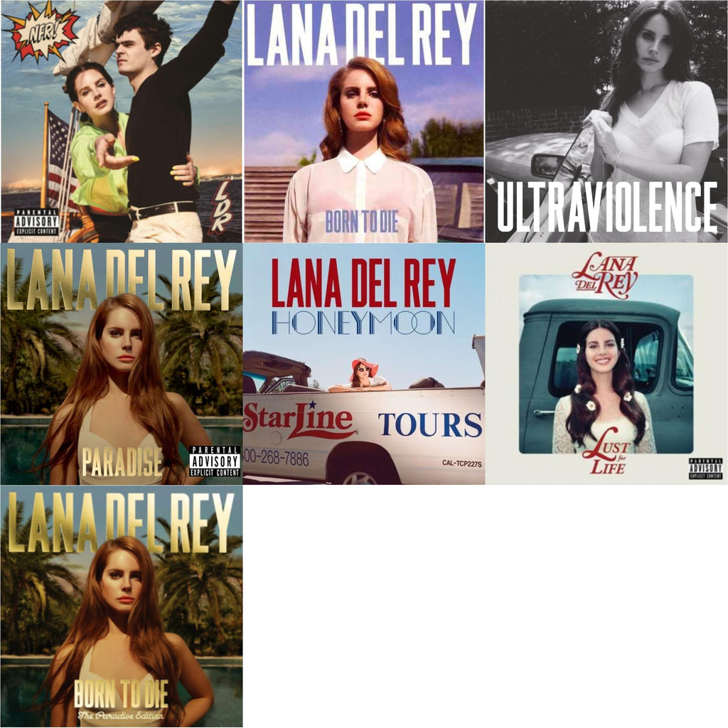 Nfr! & Born To Die & Born To Die (Paradise Edition) & Paradise & Ultraviolence & Honeymoon & Lust For Life