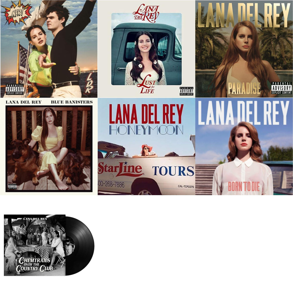 Chemtrails Over The Country Club & Blue Banisters (2LP) & Nfr! (2LP) & Born To Die & Paradise & Honeymoon & Lust For Life