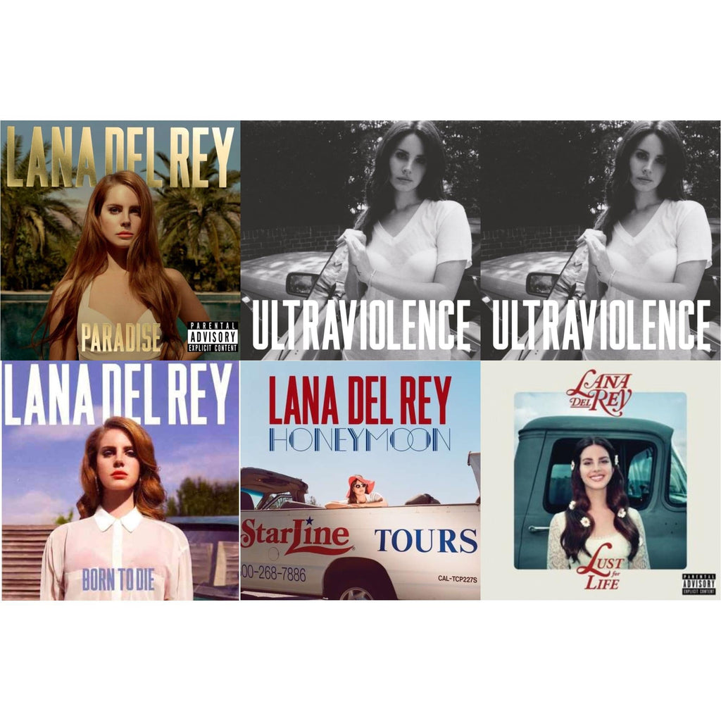 Born To Die & Paradise & Ultraviolence & Ultraviolence & Honeymoon & Lust For Life