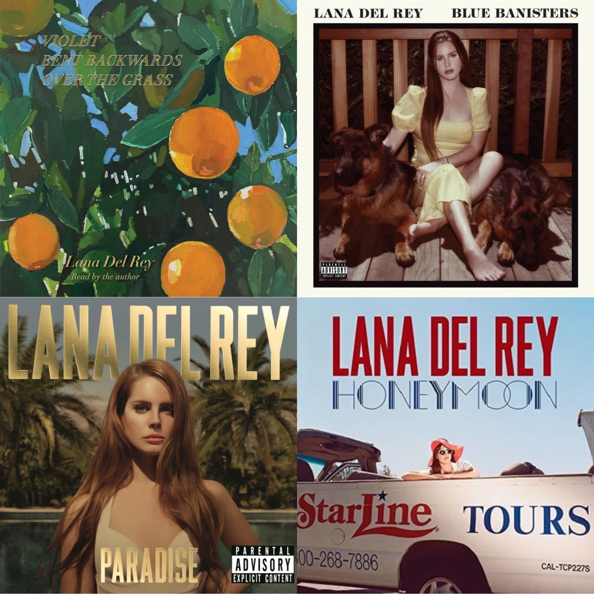 Lana Del Rey - Blue Banisters (2LP) & Violet Bent Backwards Over The Grass (180G) & Paradise & Honeymoon