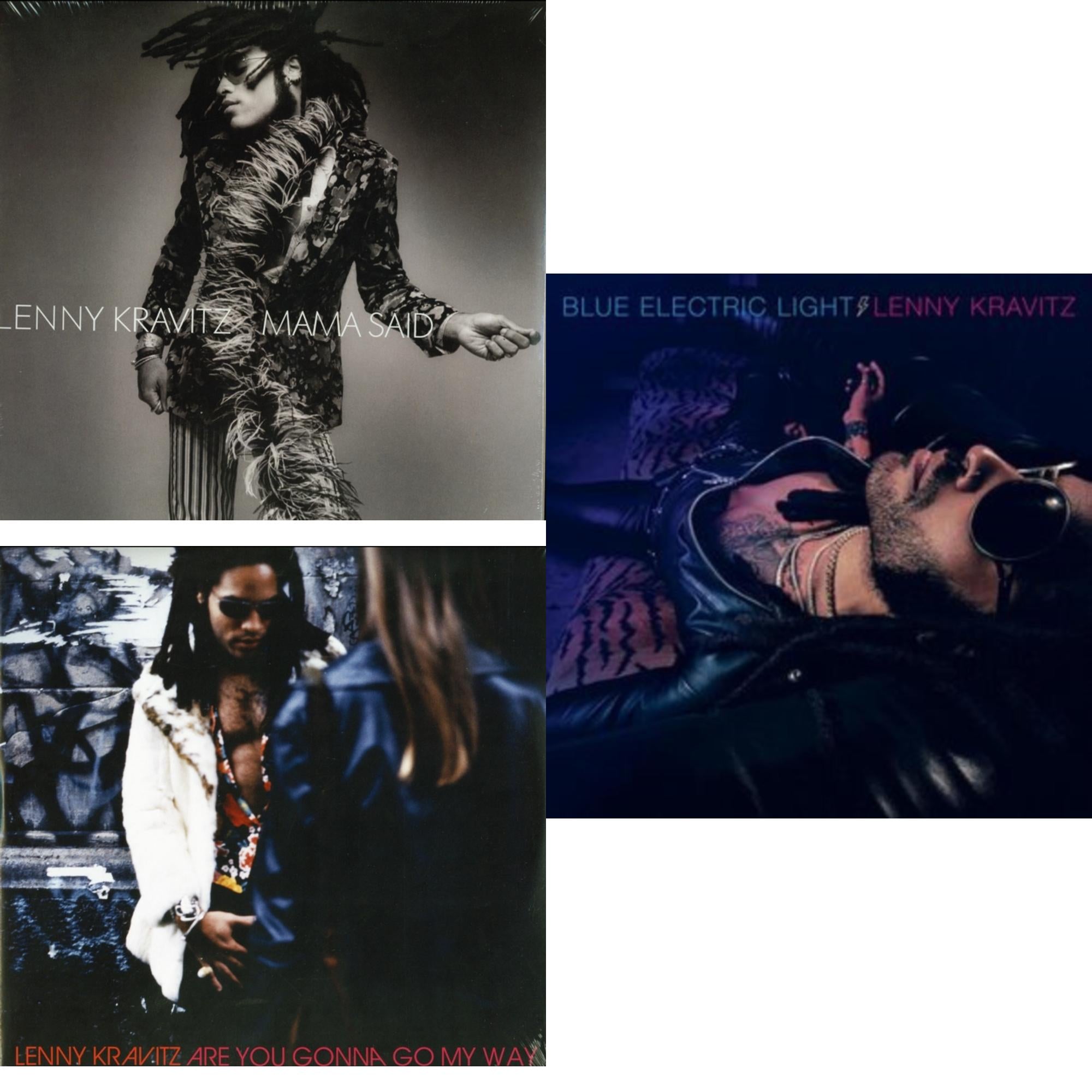 Lenny Kravitz - Blue Electric Light (2LP) & Are You Gonna Go My Way (2 LP) & Mama Said (2 LP)