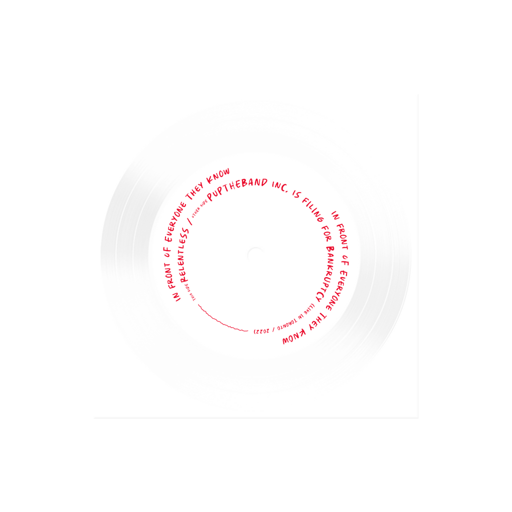PUP 'PUP Unravels Live In Front Of Everyone They Know' Disc (3 Piece Flexi Disc) Vinyl Record