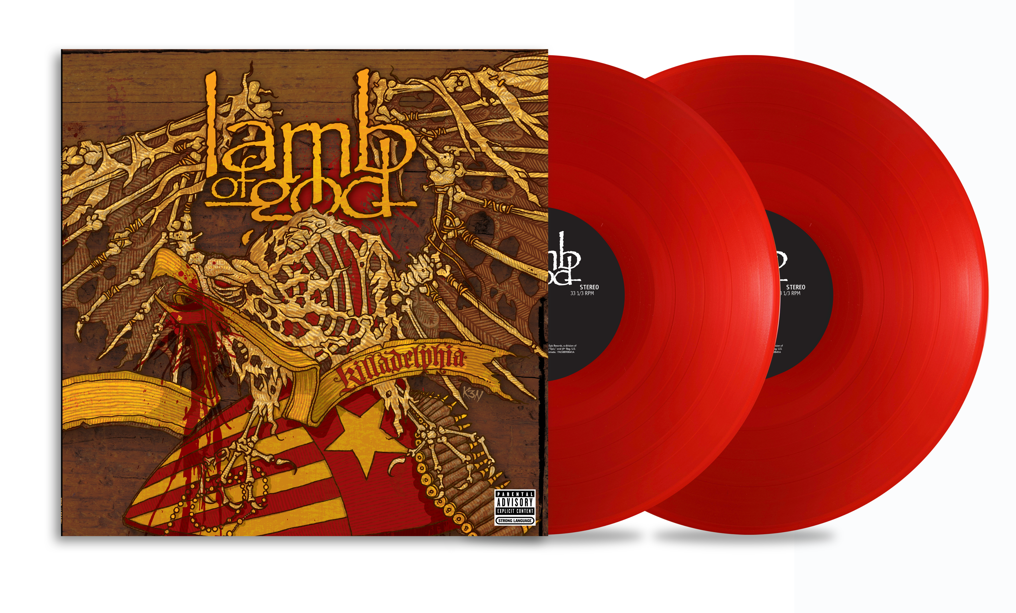Lamb Of God ‘Killadelphia’ 2LP (Limited Edition – Only 500 Made, Translucent Ruby Vinyl) Vinyl Record