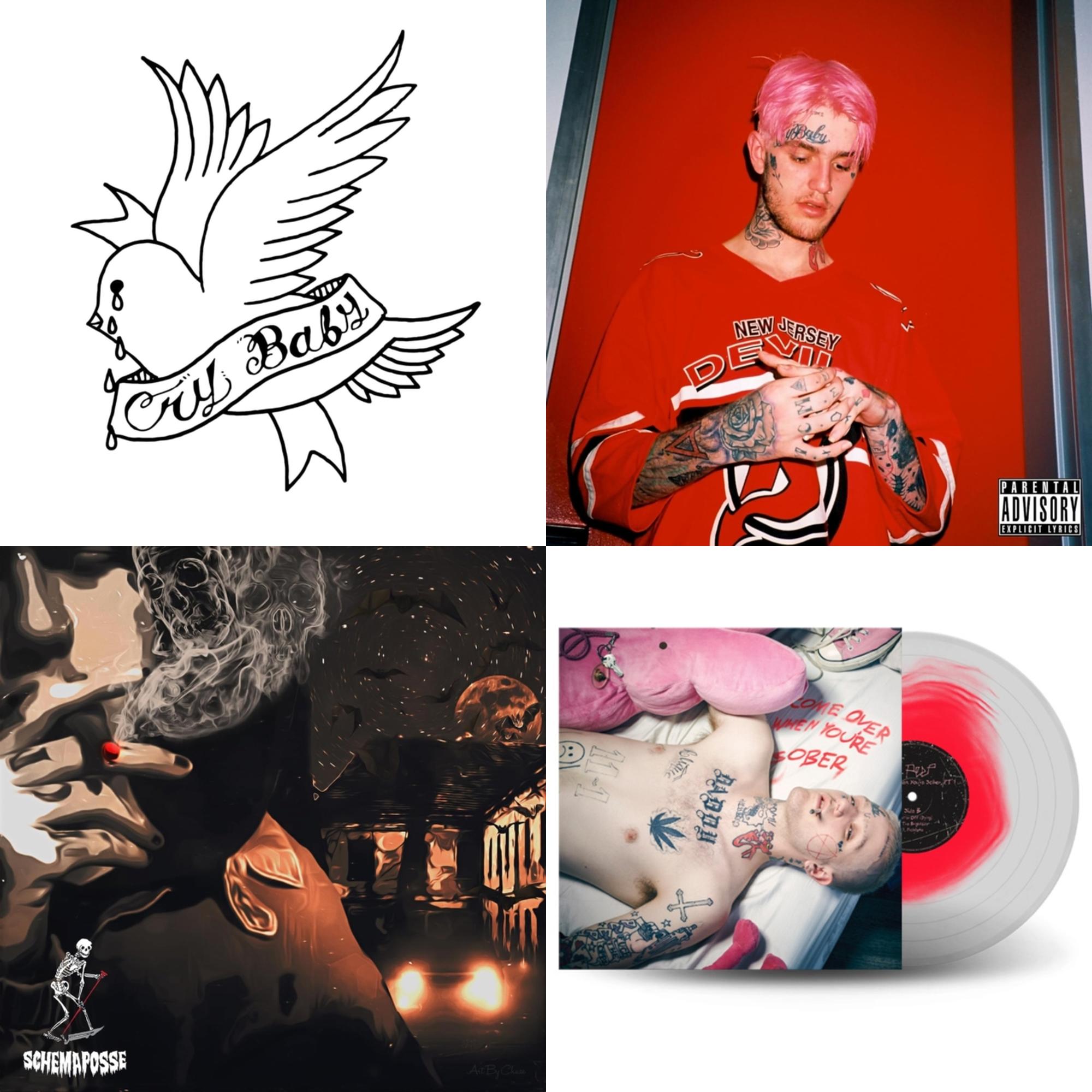 Crybaby (Opaque White LP Vinyl) & Hellboy (2LP) & Live Forever & Come Over When You're Sober, Pt.1 (Pink In Clear LP Vinyl)