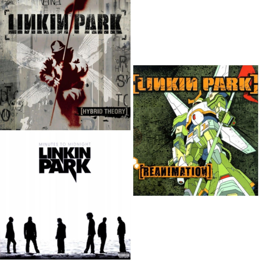 Linkin Park - Reanimation & Hybrid Theory & Minutes To Midnight - LP Vinyl Bundle