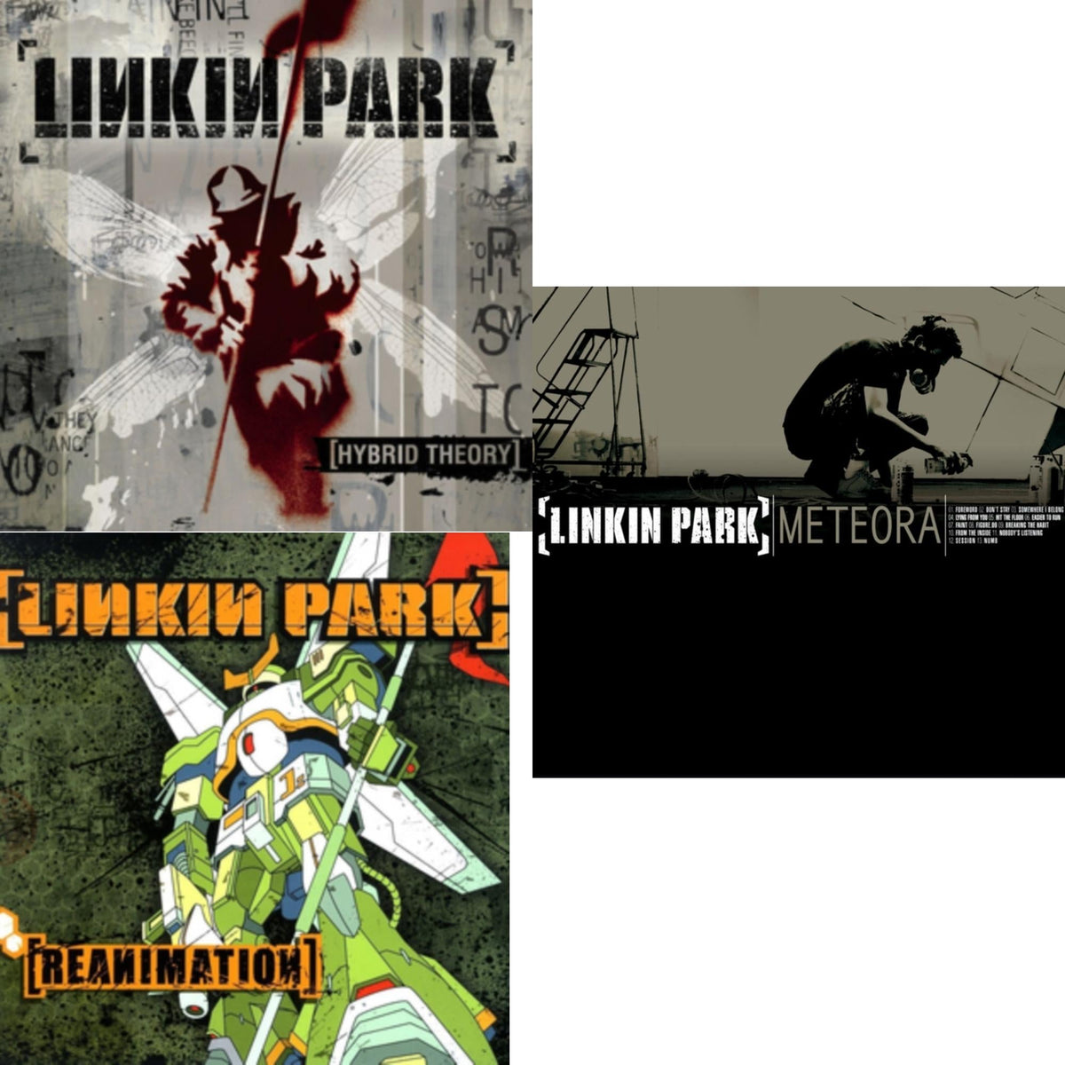 Meteora (Marbled LP Vinyl) & Reanimation & Hybrid Theory