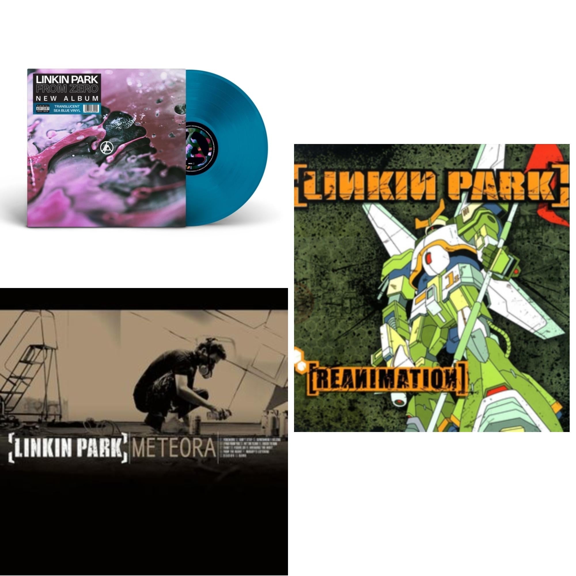 From Zero (Translucent Sea Blue LP Vinyl) & Meteora & Reanimation