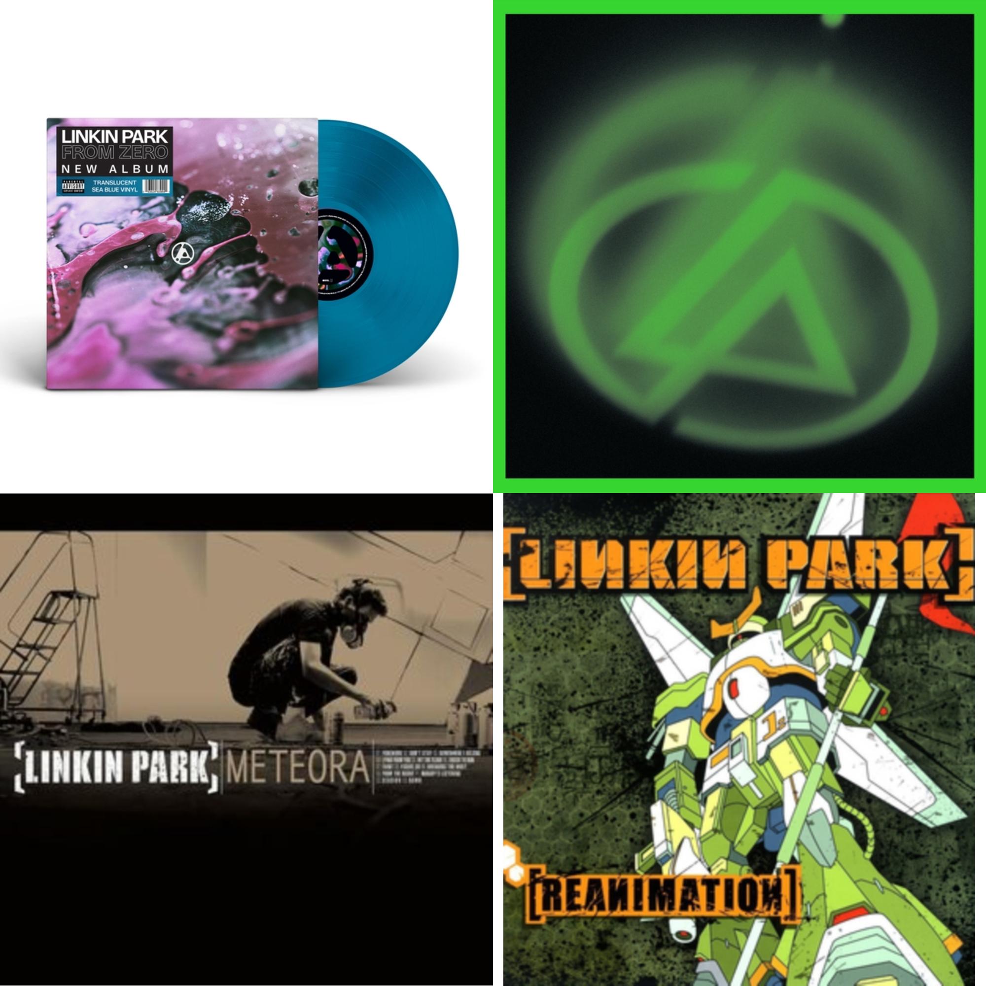 From Zero (Translucent Sea Blue LP Vinyl) & Papercuts (2LP) & Meteora & Reanimation