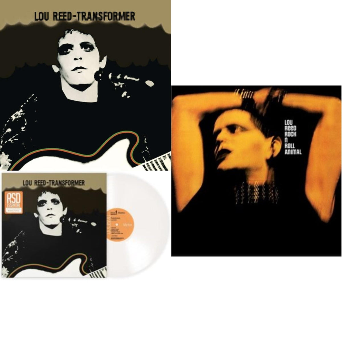Lou Reed - Transformer (50Th Anniversary/White LP Vinyl) (Rsd Essential) & Rock & Roll Animal & Transformer (150G LP Vinyl) (Remastered)