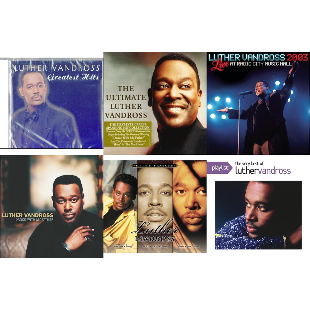 Greatest Hits & Best Of Luther Vandross & Live Radio City Music Hall 2003 & Dance With My Father & Give Me The Reason / Never Let Me Go / Power Of Love & Playlist: Very Best Of Luther Vandross