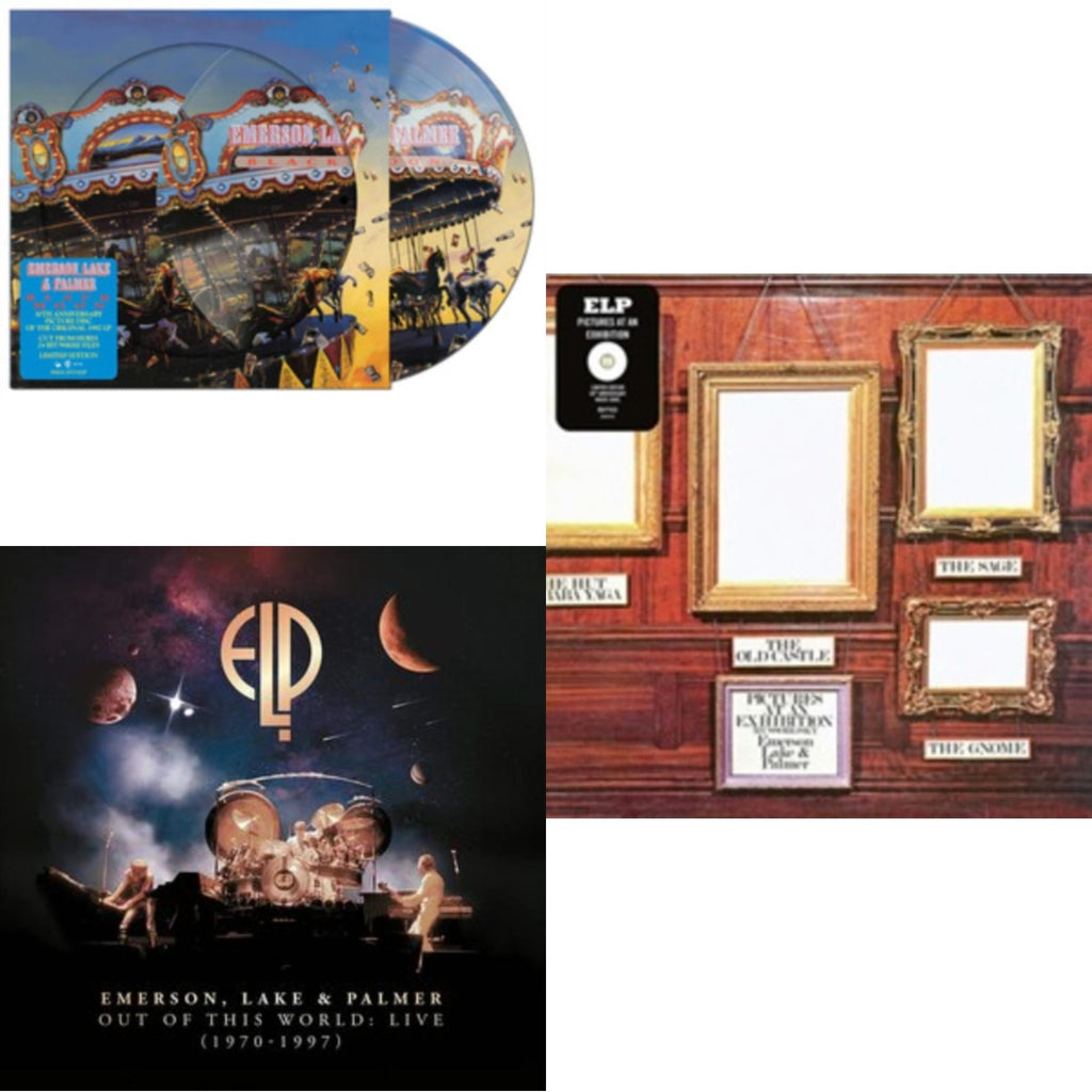 Lake & Palmer Emerson - Black Moon & Out Of This World: Live (1970-1997) (10LP) & Pictures At An Exhibition (White LP Vinyl)