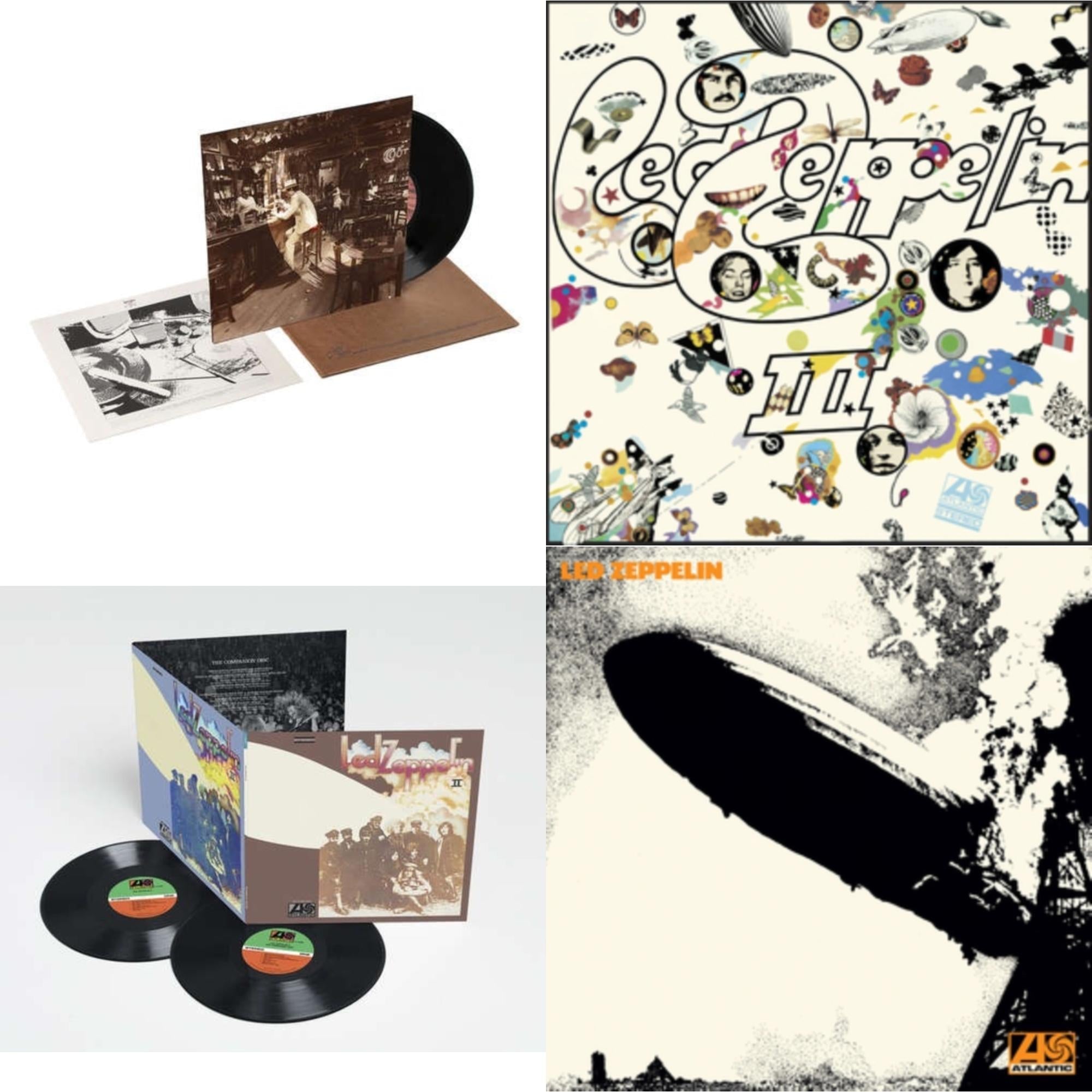 Led Zeppelin Ii (Deluxe Remastered/2LP/180) & In Through The Out Door & Led Zeppelin Iii (Remastered Original/180G) & Led Zeppelin I (180G/Remastered)