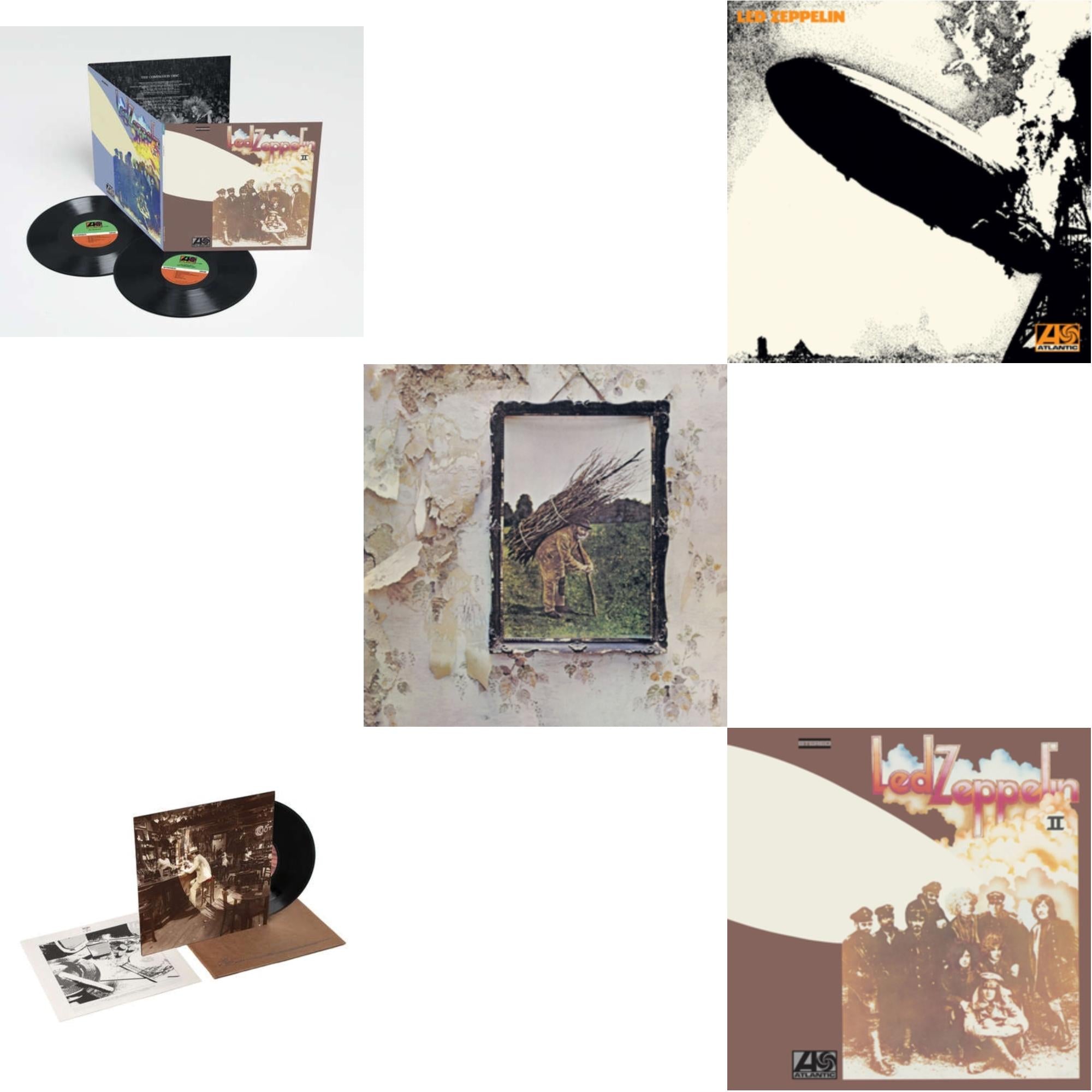 Led Zeppelin Ii (Deluxe Remastered/2LP/180) & In Through The Out Door & Led Zeppelin Iv & Led Zeppelin Ii (180G/Remastered) & Led Zeppelin I (180G/Remastered)