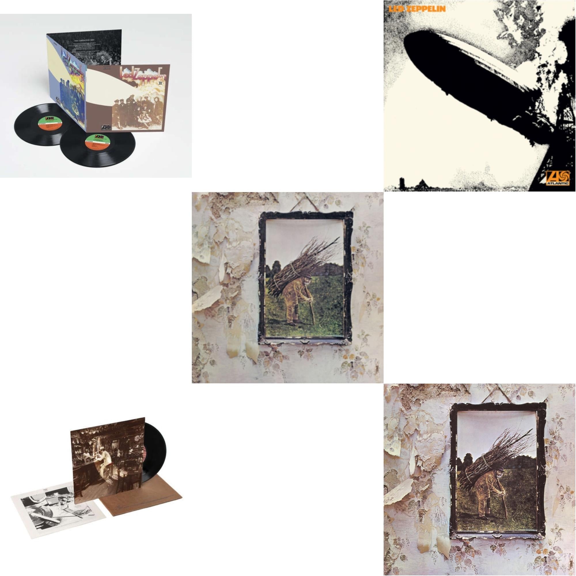 Led Zeppelin Ii (Deluxe Remastered/2LP/180) & In Through The Out Door & Led Zeppelin Iv & Led Zeppelin I (180G/Remastered) & Led Zeppelin Iv (Clear LP Vinyl/180G) (Atl75)