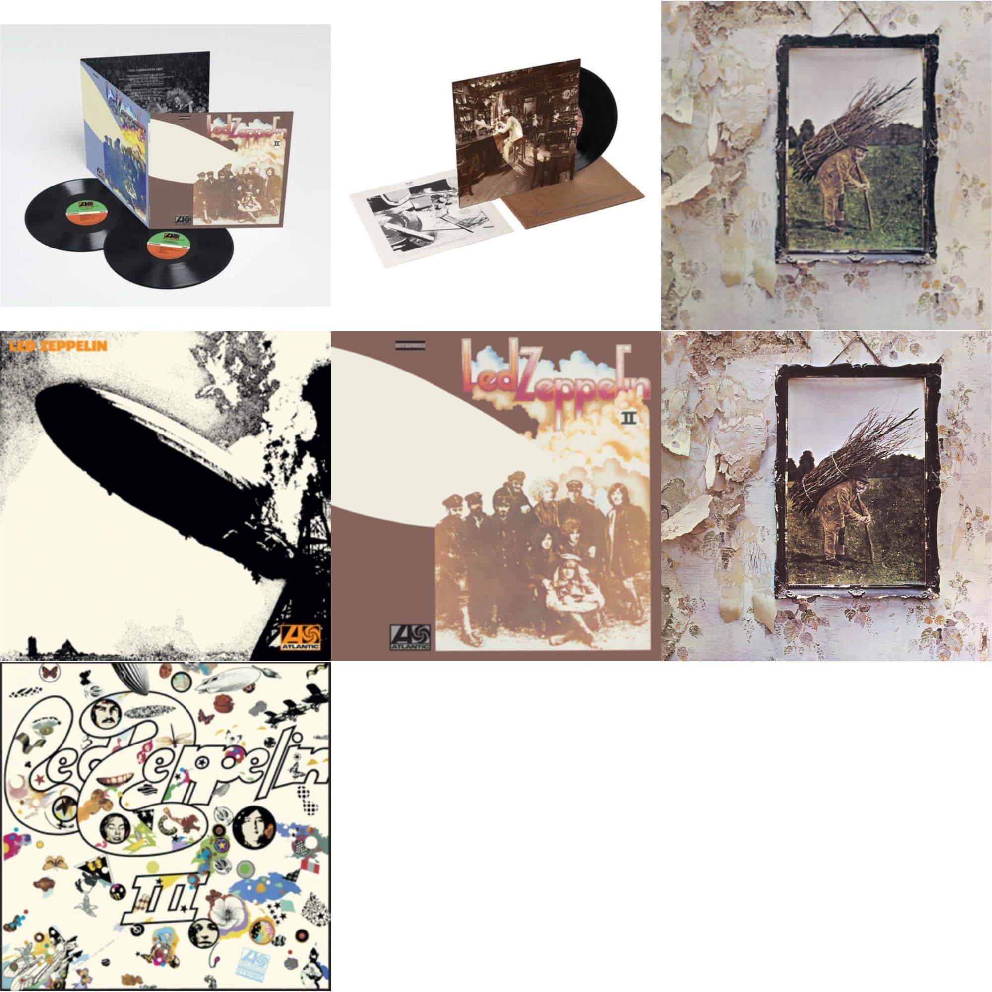 Led Zeppelin Ii (Deluxe Remastered/2LP/180) & In Through The Out Door & Led Zeppelin Iii (Remastered Original/180G) & Led Zeppelin Iv & Led Zeppelin Ii (180G/Remastered) & Led Zeppelin I (180G/Remastered) & Led Zeppelin Iv (Clear LP Vinyl/180G) (Atl75)