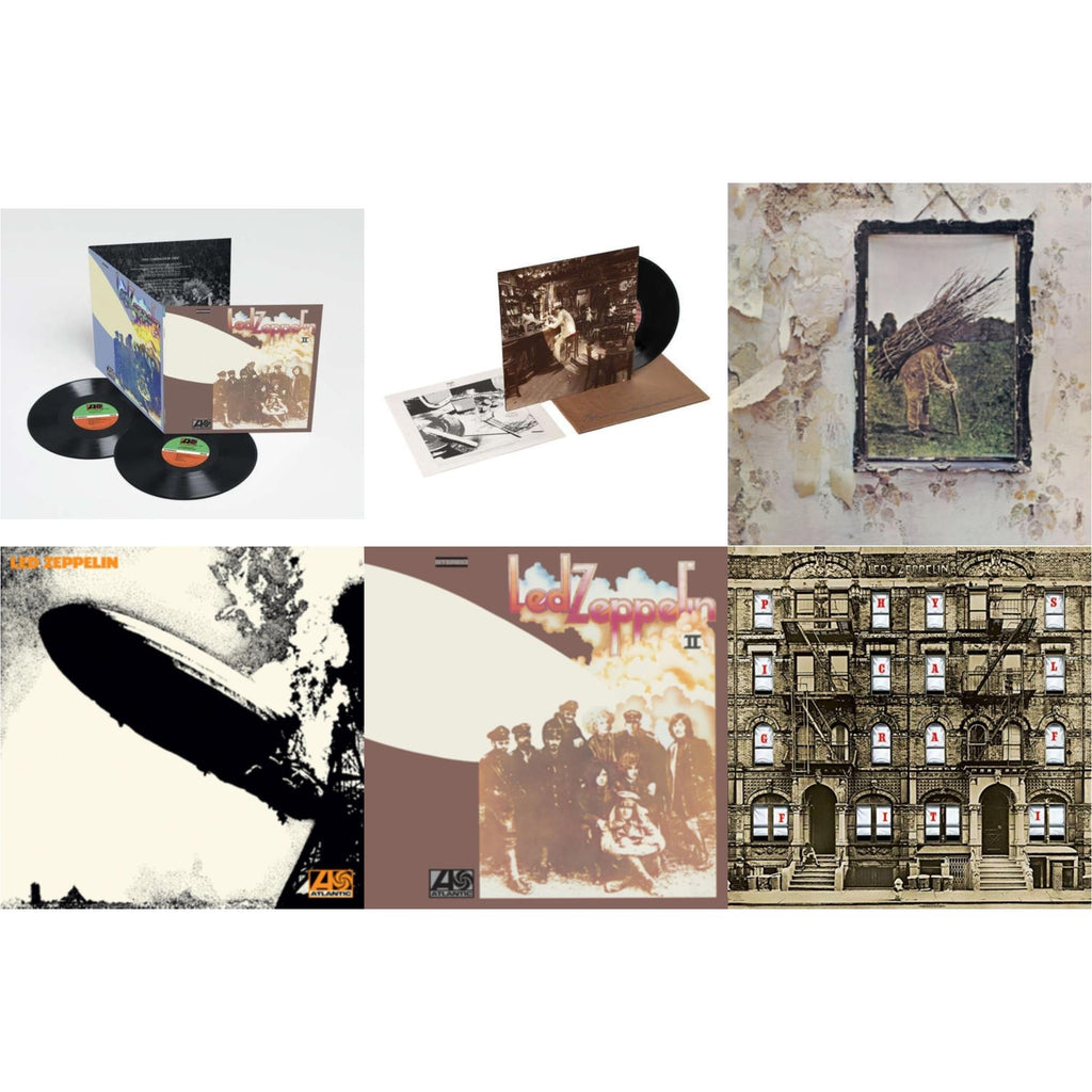 Led Zeppelin Ii (Deluxe Remastered/2LP/180) & In Through The Out Door & Led Zeppelin Iv & Physical Graffiti (2015 Remaster) & Led Zeppelin Ii (180G/Remastered) & Led Zeppelin I (180G/Remastered)
