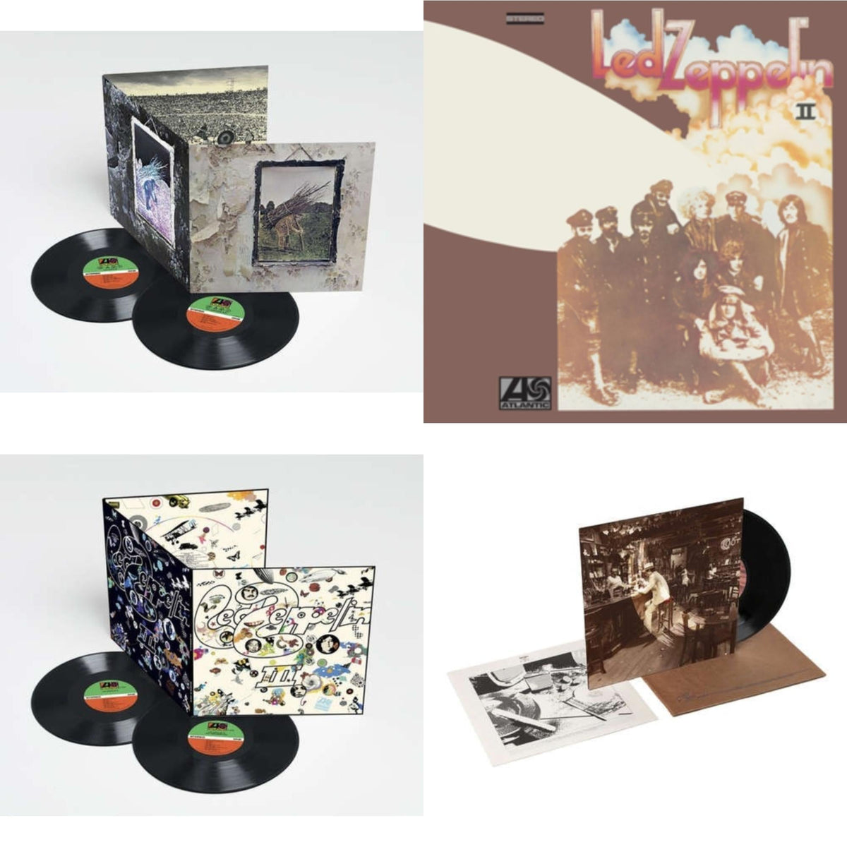 Led Zeppelin Iv (Deluxe Remastered/2LP/180G) & Led Zeppelin Iii (2LP/180G) & In Through The Out Door & Led Zeppelin Ii (180G/Remastered)