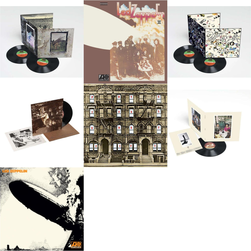 Led Zeppelin Iv (Deluxe Remastered/2LP/180G) & Led Zeppelin Iii (2LP/180G) & In Through The Out Door & Physical Graffiti (2015 Remaster) & Presence & Led Zeppelin Ii (180G/Remastered) & Led Zeppelin I (180G/Remastered)