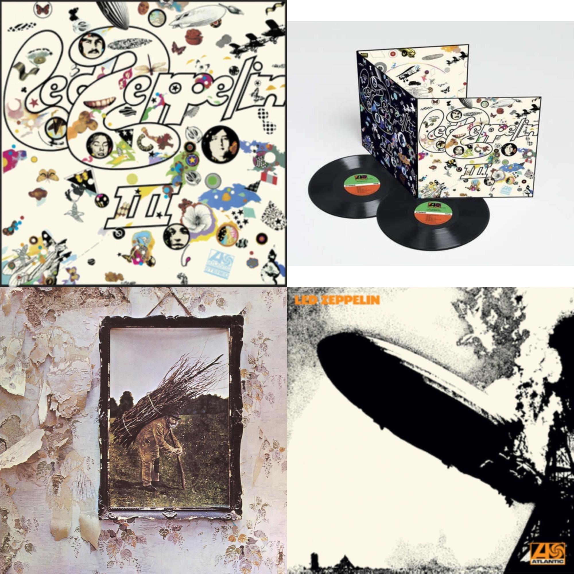 Led Zeppelin Iii (2LP/180G) & Led Zeppelin Iii (Remastered Original/180G) & Led Zeppelin I (180G/Remastered) & Led Zeppelin Iv (Clear LP Vinyl/180G) (Atl75)