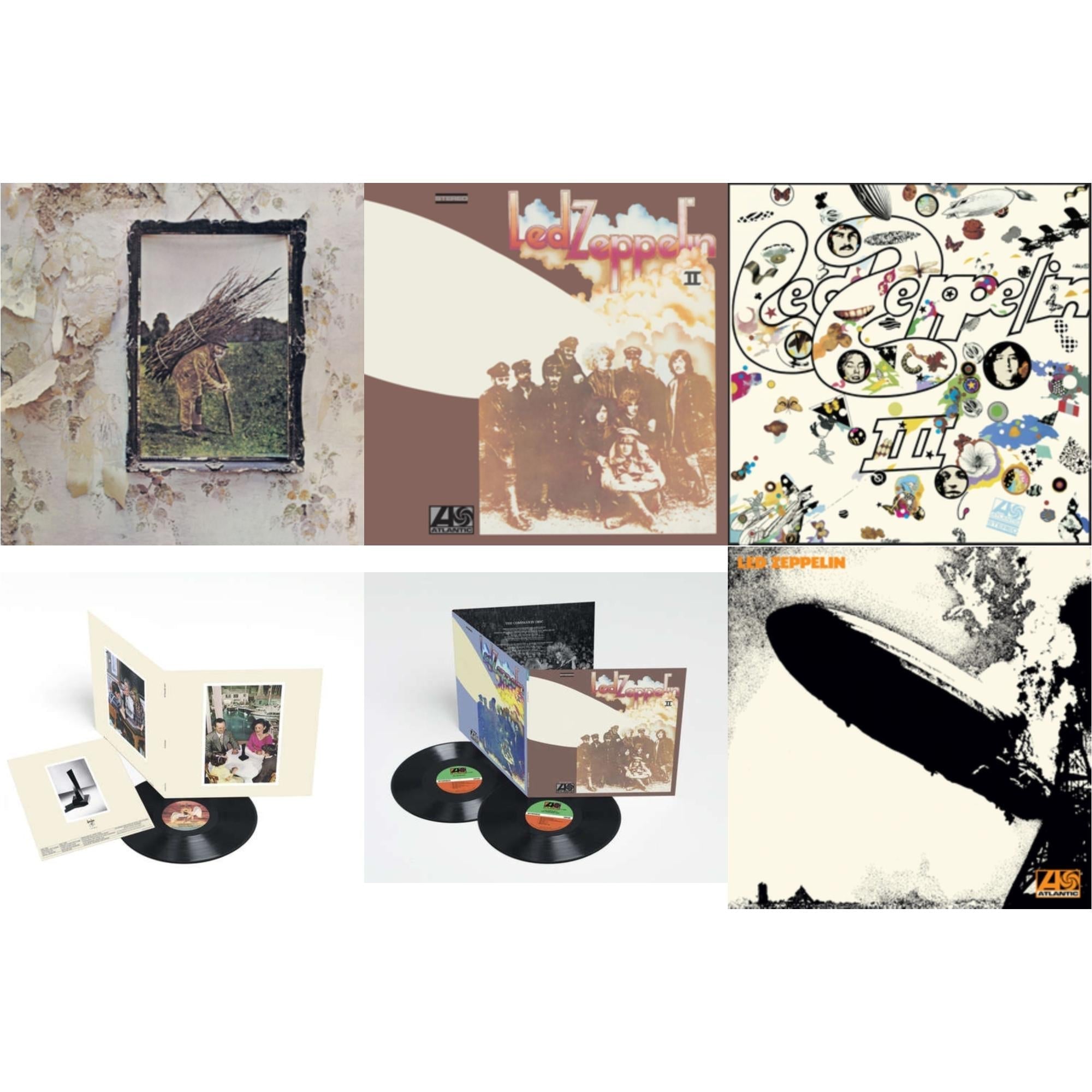 Led Zeppelin Ii (Deluxe Remastered/2LP/180) & Led Zeppelin Iii (Remastered Original/180G) & Led Zeppelin Iv & Presence & Led Zeppelin Ii (180G/Remastered) & Led Zeppelin I (180G/Remastered)