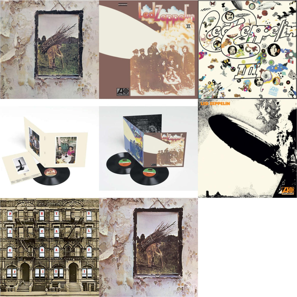 Led Zeppelin - Led Zeppelin Ii (Deluxe Remastered/2LP/180) & Led Zeppelin Iii (Remastered Original/180G) & Led Zeppelin Iv & Physical Graffiti (2015 Remaster) & Presence & Led Zeppelin Ii (180G/Remastered) & Led Zeppelin I (180G/Remastered) & Led