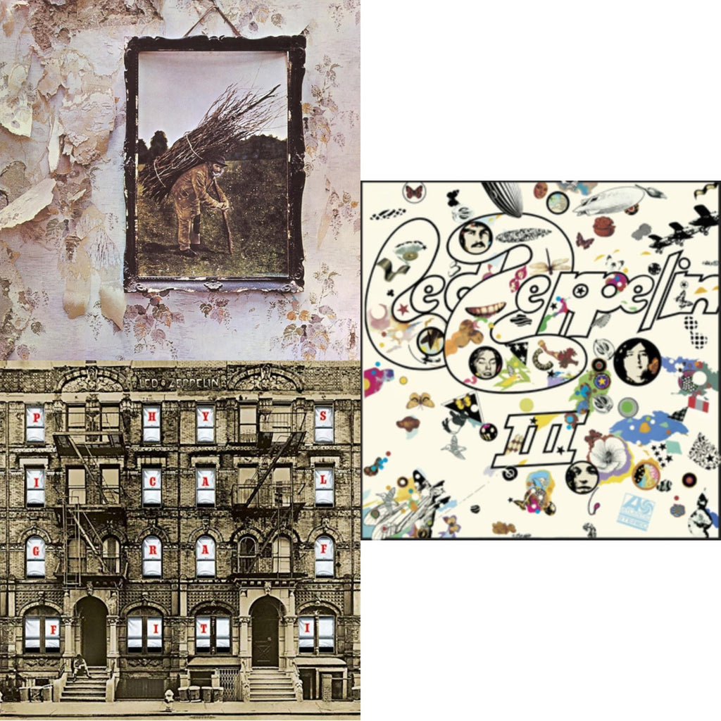 Led Zeppelin Iii (Remastered Original/180G) & Physical Graffiti (2015 Remaster) & Led Zeppelin Iv (Clear LP Vinyl/180G) (Atl75)