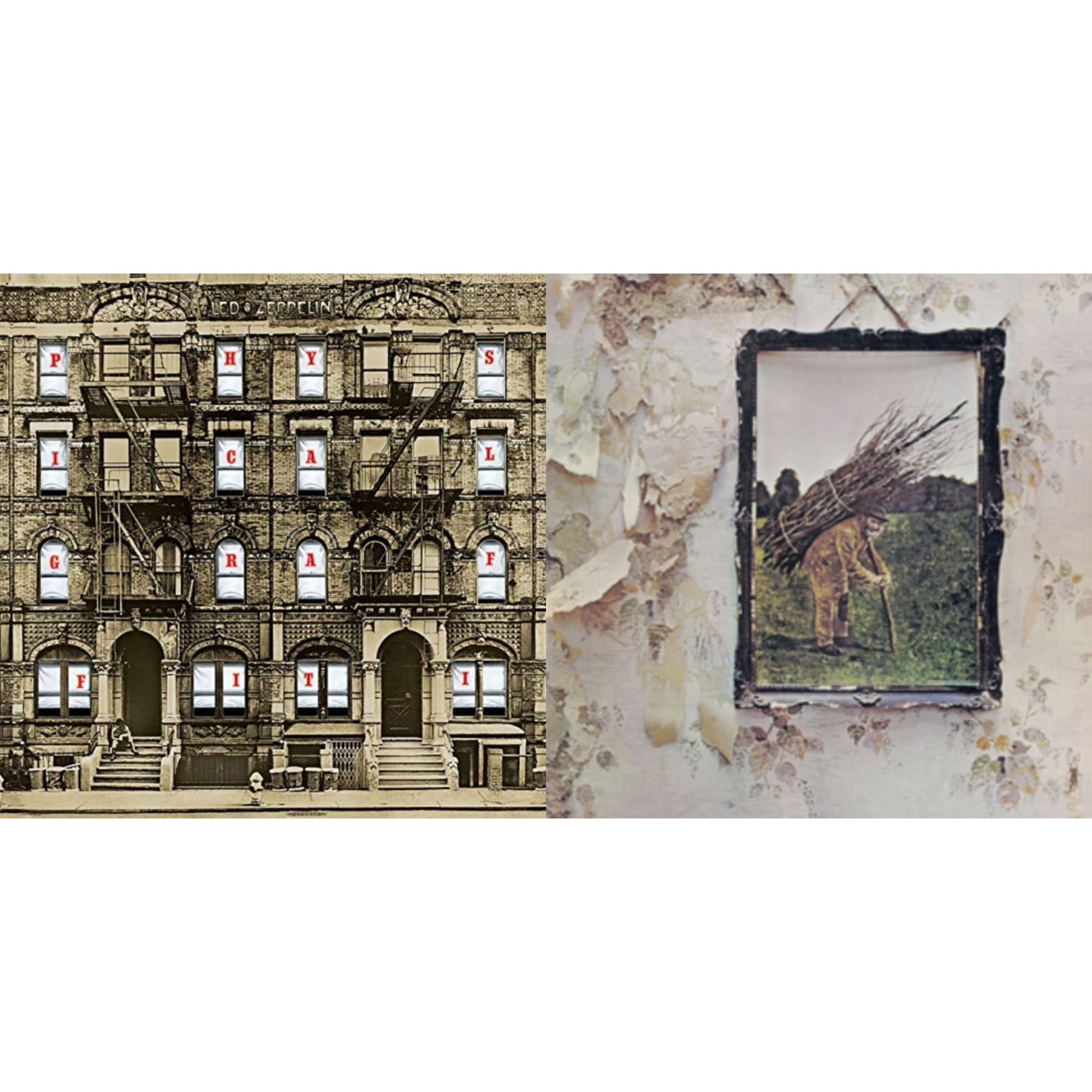 Led Zeppelin - Physical Graffiti (2015 Remaster) & Led Zeppelin Iv - LP Vinyl Bundle