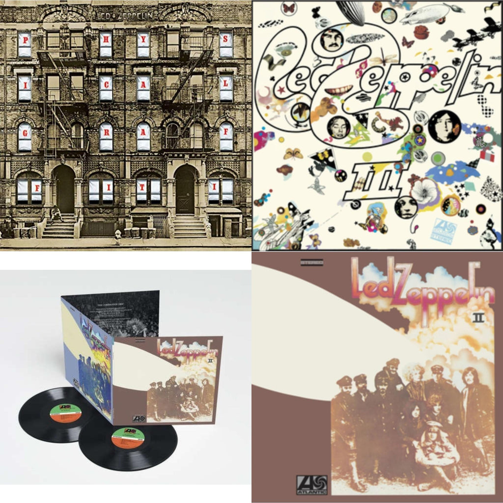 Led Zeppelin Ii (Deluxe Remastered/2LP/180) & Led Zeppelin Iii (Remastered Original/180G) & Physical Graffiti (2015 Remaster) & Led Zeppelin Ii (180G/Remastered)