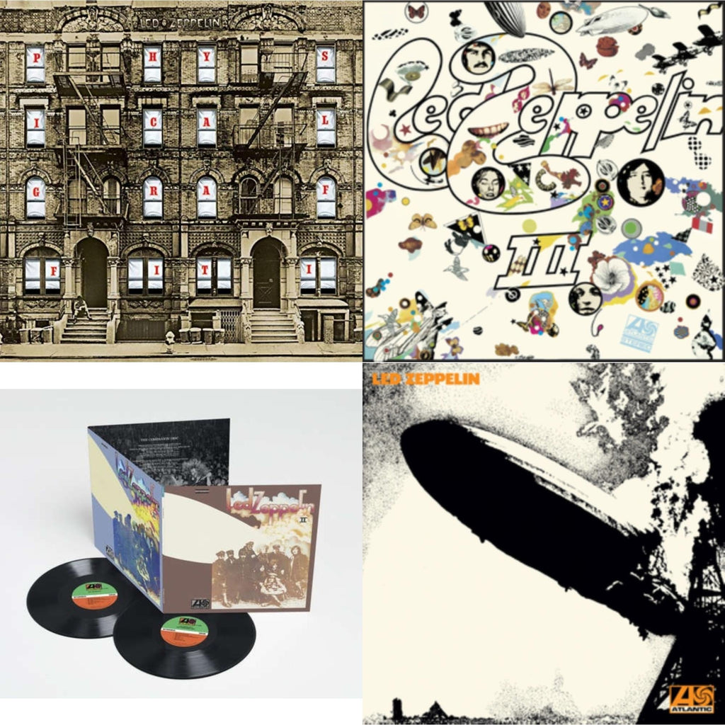 Led Zeppelin Ii (Deluxe Remastered/2LP/180) & Led Zeppelin Iii (Remastered Original/180G) & Physical Graffiti (2015 Remaster) & Led Zeppelin I (180G/Remastered)