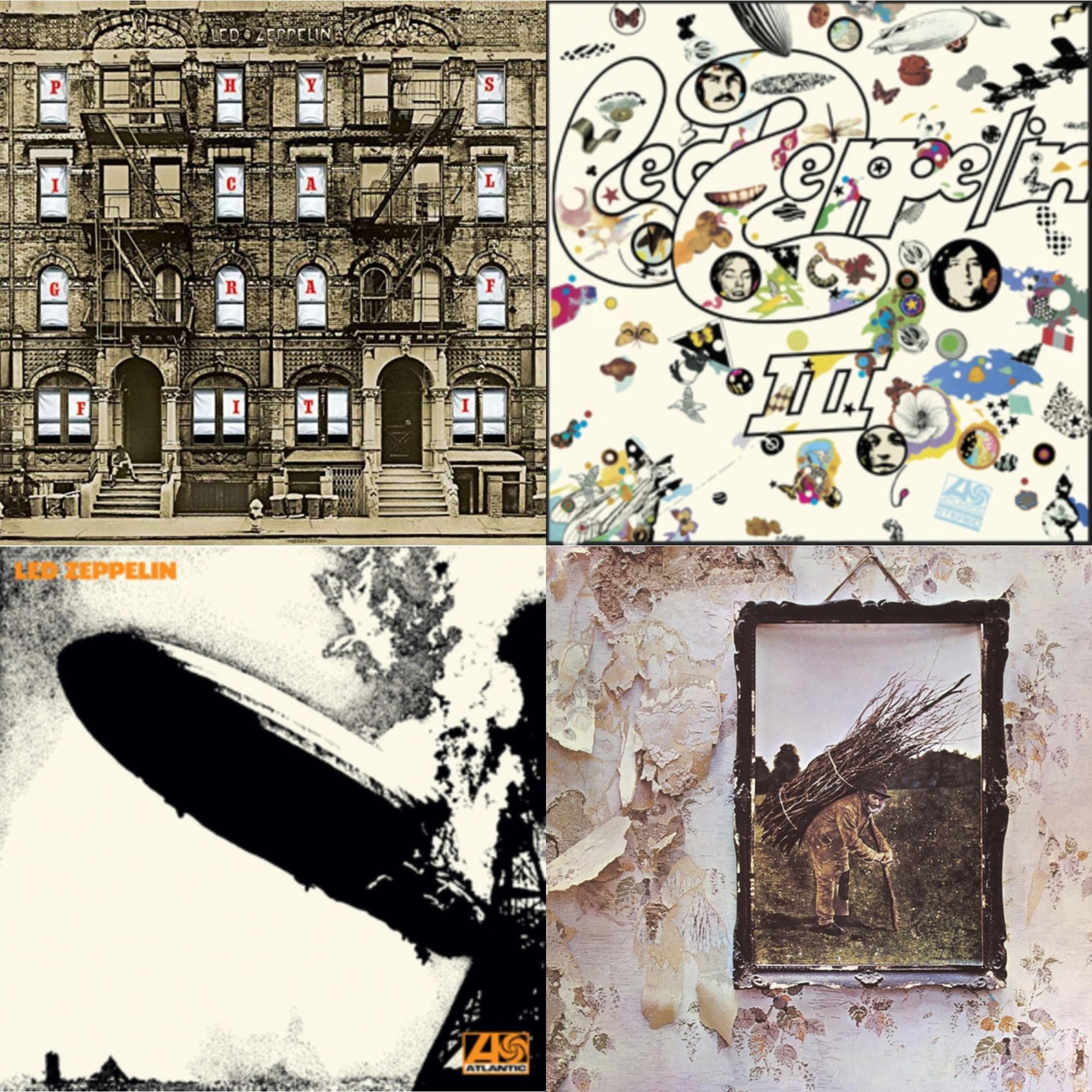 Led Zeppelin Iii (Remastered Original/180G) & Physical Graffiti (2015 Remaster) & Led Zeppelin I (180G/Remastered) & Led Zeppelin Iv (Clear LP Vinyl/180G) (Atl75)