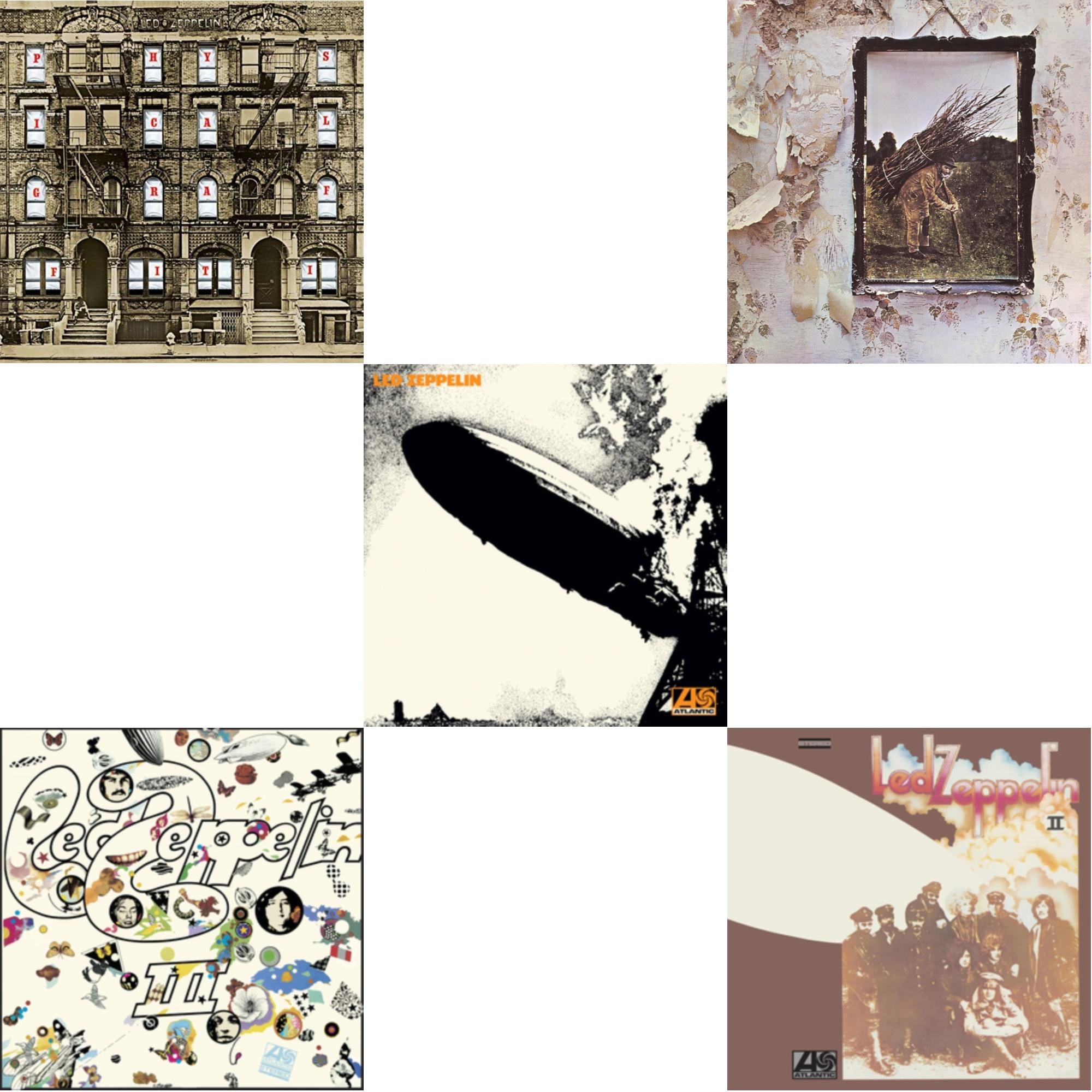 Led Zeppelin Iii (Remastered Original/180G) & Physical Graffiti (2015 Remaster) & Led Zeppelin Ii (180G/Remastered) & Led Zeppelin I (180G/Remastered) & Led Zeppelin Iv (Clear LP Vinyl/180G) (Atl75)