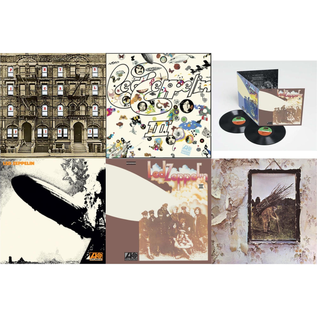Led Zeppelin Ii (Deluxe Remastered/2LP/180) & Led Zeppelin Iii (Remastered Original/180G) & Physical Graffiti (2015 Remaster) & Led Zeppelin Ii (180G/Remastered) & Led Zeppelin I (180G/Remastered) & Led Zeppelin Iv (Clear LP Vinyl/180G) (Atl75)