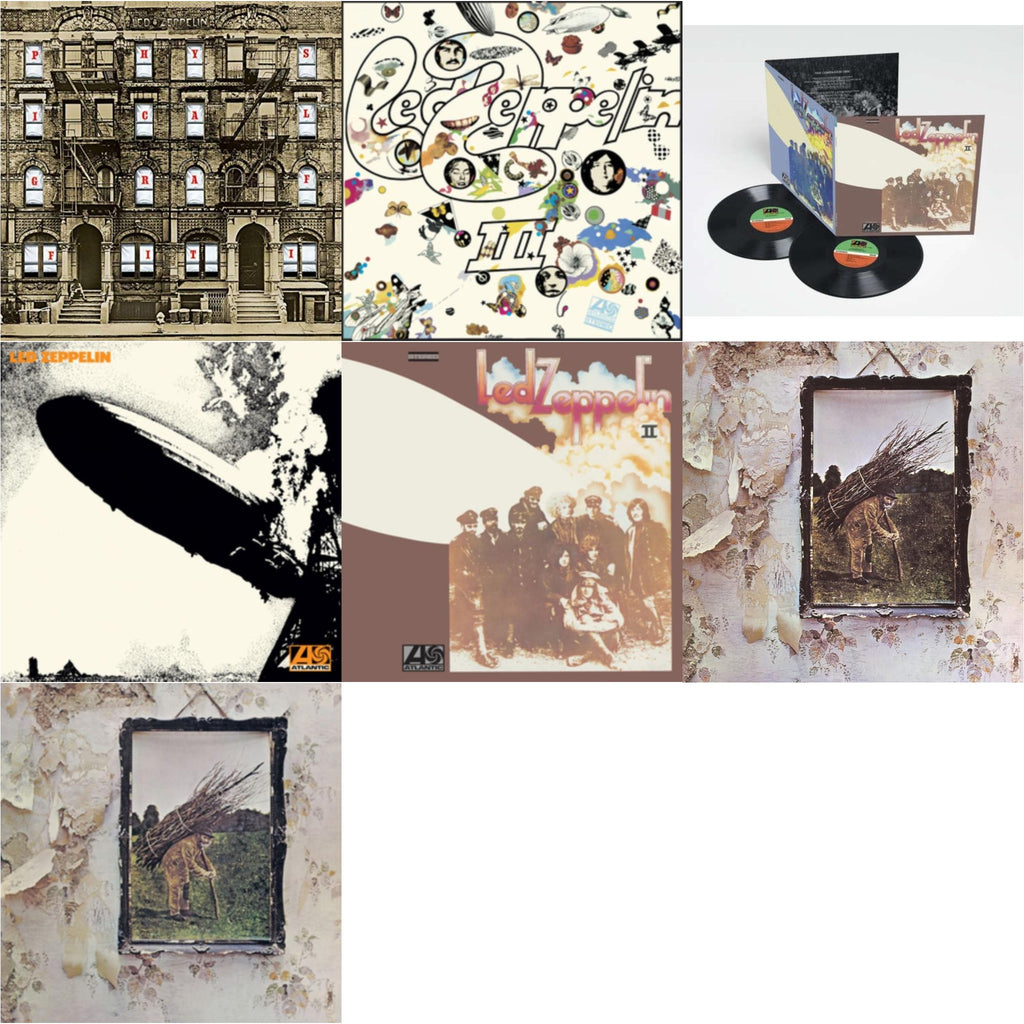 Led Zeppelin - Led Zeppelin Ii (Deluxe Remastered/2LP/180) & Led Zeppelin Iii (Remastered Original/180G) & Led Zeppelin Iv & Physical Graffiti (2015 Remaster) & Led Zeppelin Ii (180G/Remastered) & Led Zeppelin I (180G/Remastered) & Led Zeppelin Iv