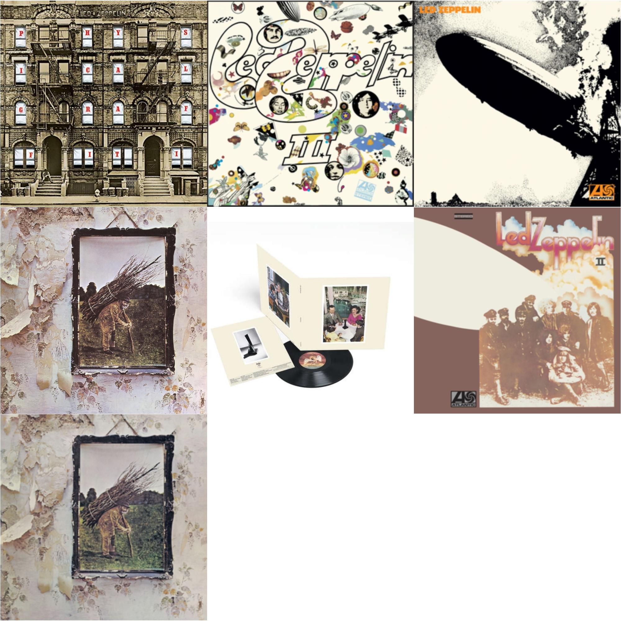 Led Zeppelin Iii (Remastered Original/180G) & Led Zeppelin Iv & Physical Graffiti (2015 Remaster) & Presence & Led Zeppelin Ii (180G/Remastered) & Led Zeppelin I (180G/Remastered) & Led Zeppelin Iv (Clear LP Vinyl/180G) (Atl75)