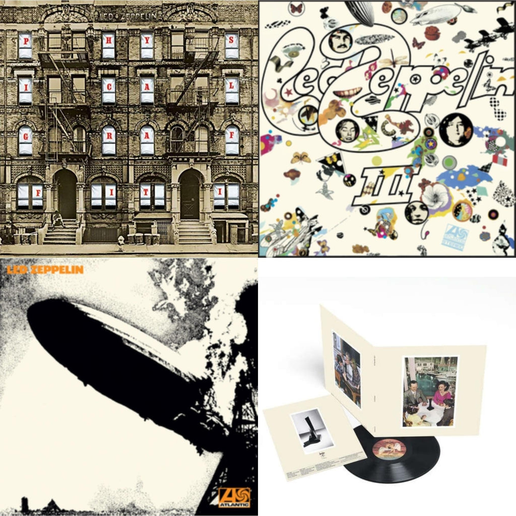 Led Zeppelin Iii (Remastered Original/180G) & Physical Graffiti (2015 Remaster) & Presence & Led Zeppelin I (180G/Remastered)