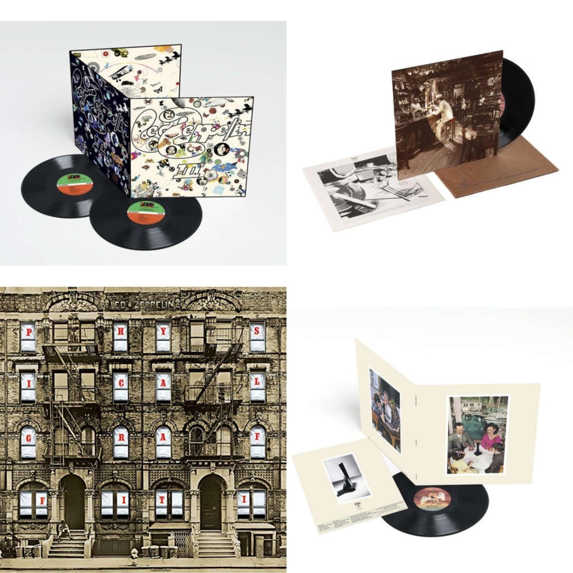Led Zeppelin Iii (2LP/180G) & In Through The Out Door & Physical Graffiti (2015 Remaster) & Presence