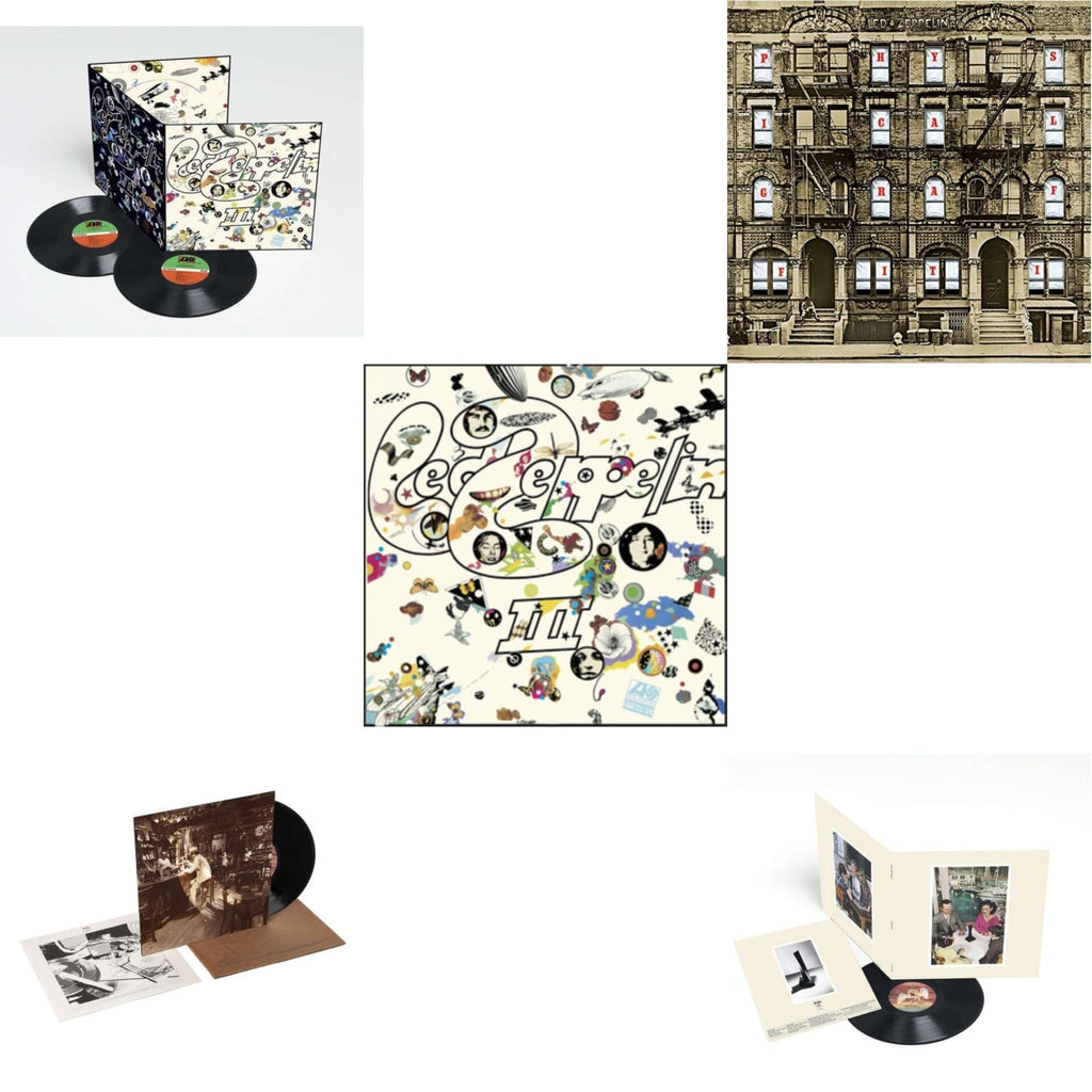 Led Zeppelin Iii (2LP/180G) & In Through The Out Door & Led Zeppelin Iii (Remastered Original/180G) & Physical Graffiti (2015 Remaster) & Presence