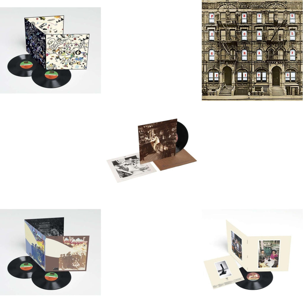 Led Zeppelin Iii (2LP/180G) & Led Zeppelin Ii (Deluxe Remastered/2LP/180) & In Through The Out Door & Physical Graffiti (2015 Remaster) & Presence