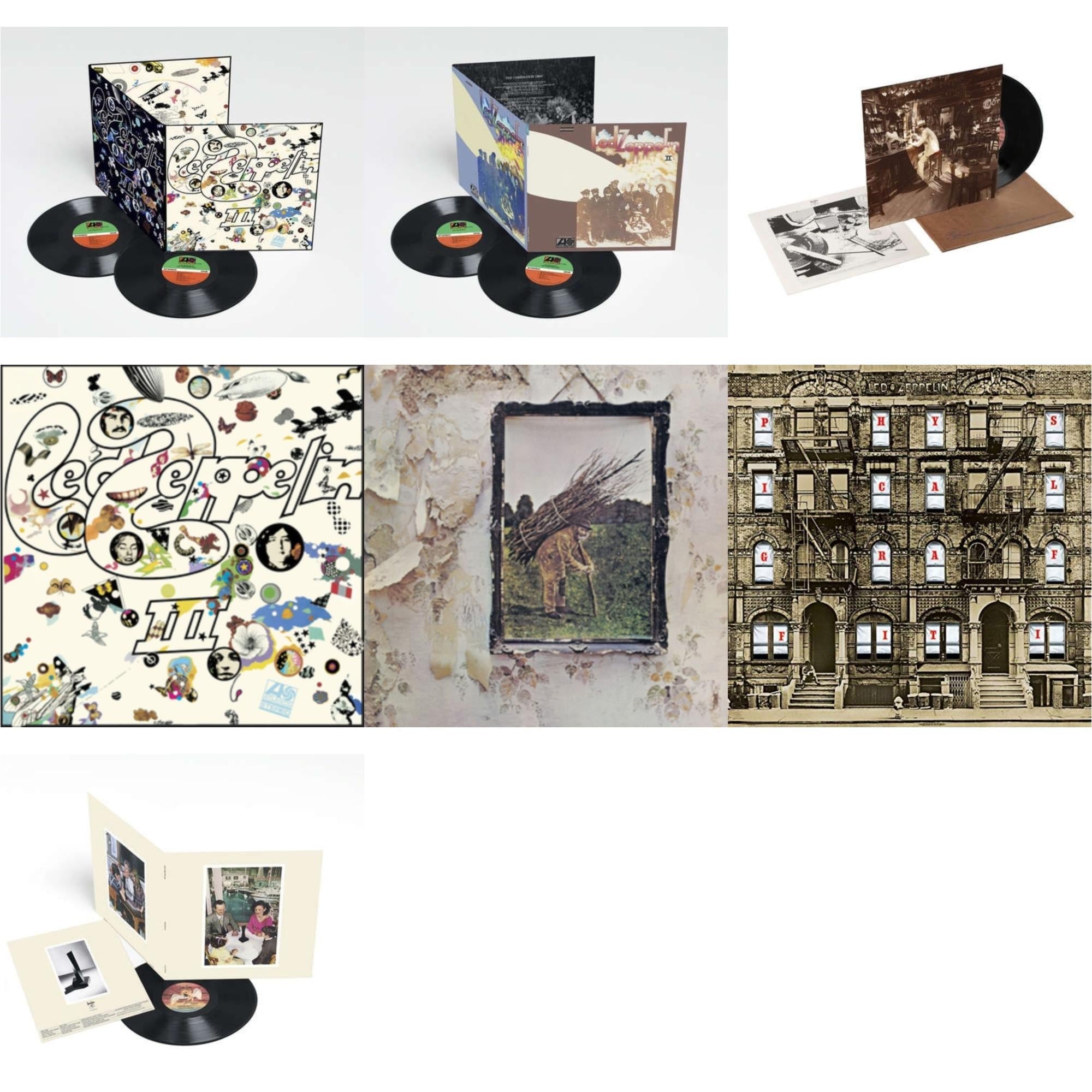 Led Zeppelin Iii (2LP/180G) & Led Zeppelin Ii (Deluxe Remastered/2LP/180) & In Through The Out Door & Led Zeppelin Iii (Remastered Original/180G) & Led Zeppelin Iv & Physical Graffiti (2015 Remaster) & Presence