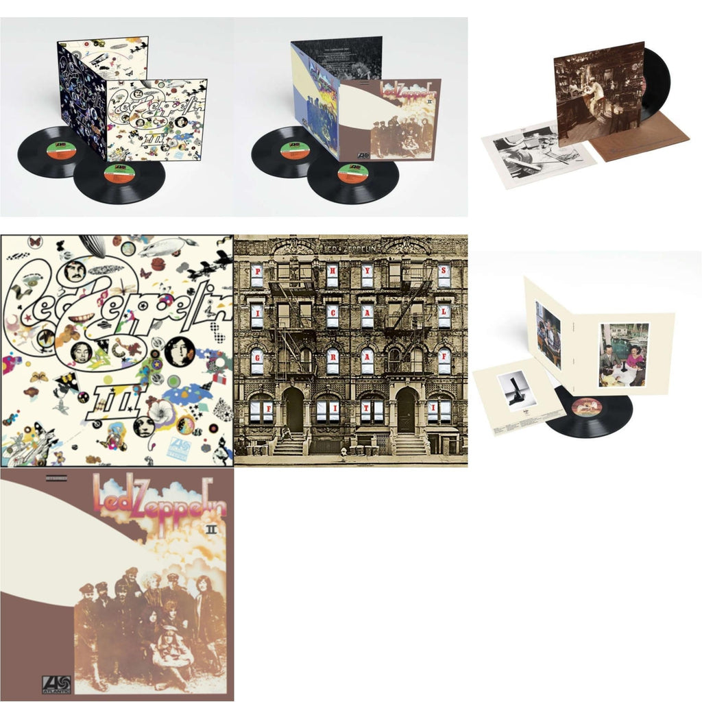 Led Zeppelin Iii (2LP/180G) & Led Zeppelin Ii (Deluxe Remastered/2LP/180) & In Through The Out Door & Led Zeppelin Iii (Remastered Original/180G) & Physical Graffiti (2015 Remaster) & Presence & Led Zeppelin Ii (180G/Remastered)
