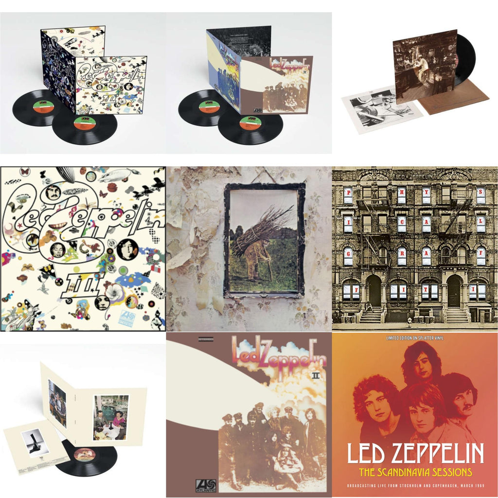 Led Zeppelin - Led Zeppelin Iii (2LP/180G) & Led Zeppelin Ii (Deluxe Remastered/2LP/180) & In Through The Out Door & Led Zeppelin Iii (Remastered Original/180G) & Led Zeppelin Iv & Physical Graffiti (2015 Remaster) & Presence & Led Zeppelin Ii