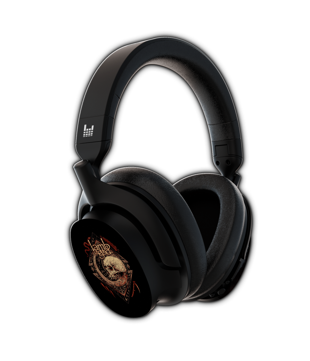 Lamb of God Mori Wheel Limited Edition HEAVYS Headphone Shells & Headphone Bundle