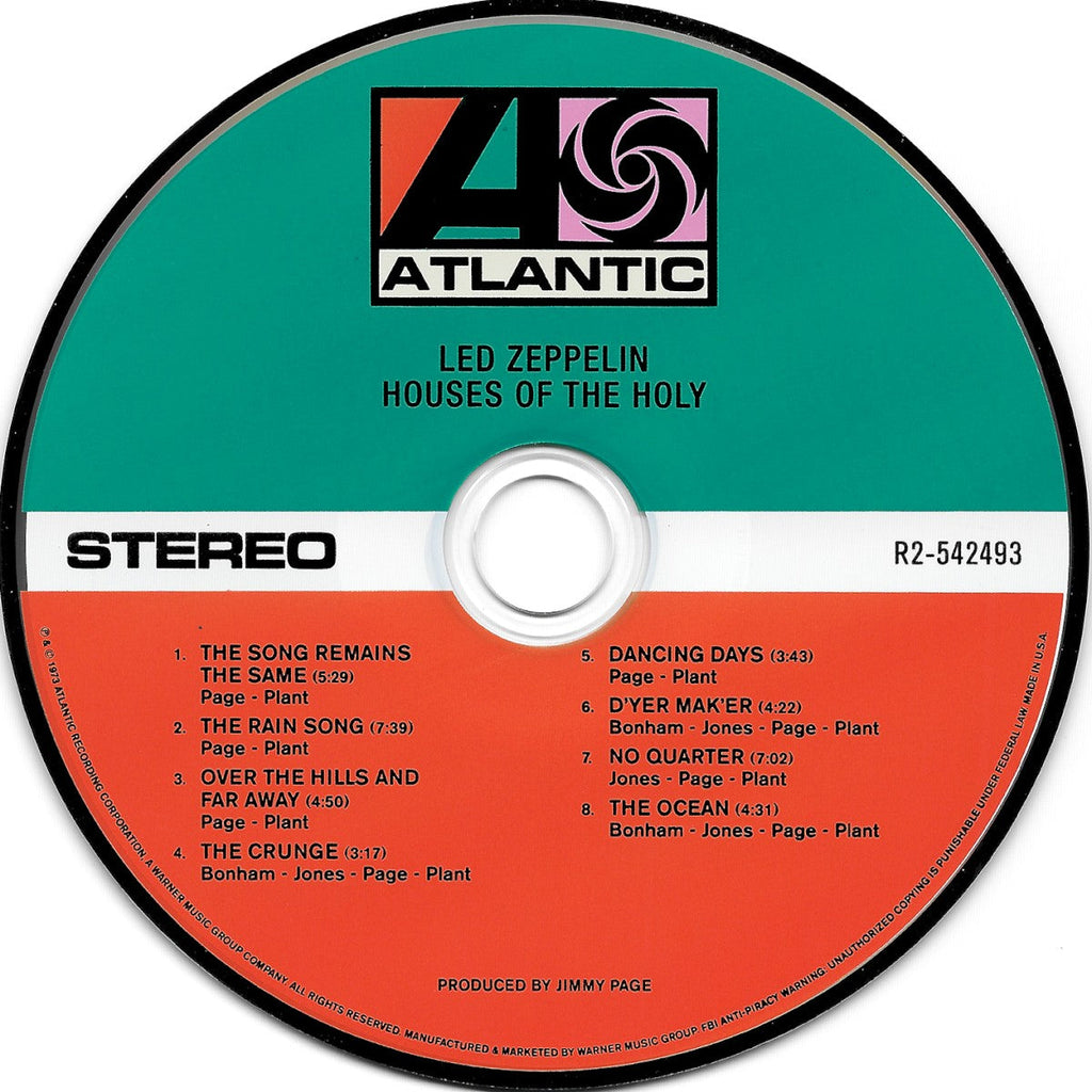 Led Zeppelin – Houses Of The Holy: Remastered Deluxe Edition (2-CD)