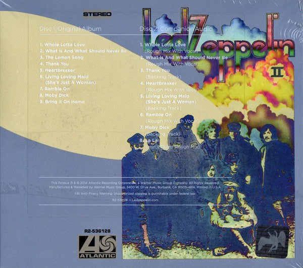Led Zeppelin – Led Zeppelin II: Remastered Deluxe Edition (2-CD) Music CD