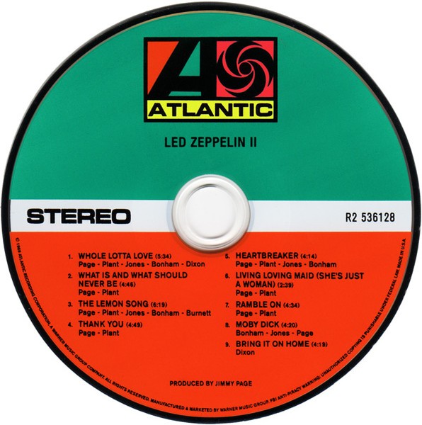 Led Zeppelin – Led Zeppelin II: Remastered Deluxe Edition (2-CD) Music CD