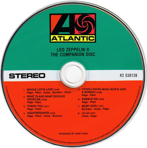 Led Zeppelin – Led Zeppelin II: Remastered Deluxe Edition (2-CD) Music CD